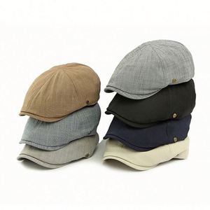 Nouveau Béret Britannique Vintage 2025 pour Hommes et Femmes – Chapeau Décontracté en Tissu Anti-UV pour l'Extérieur, Style Newsboy - Product Image 2