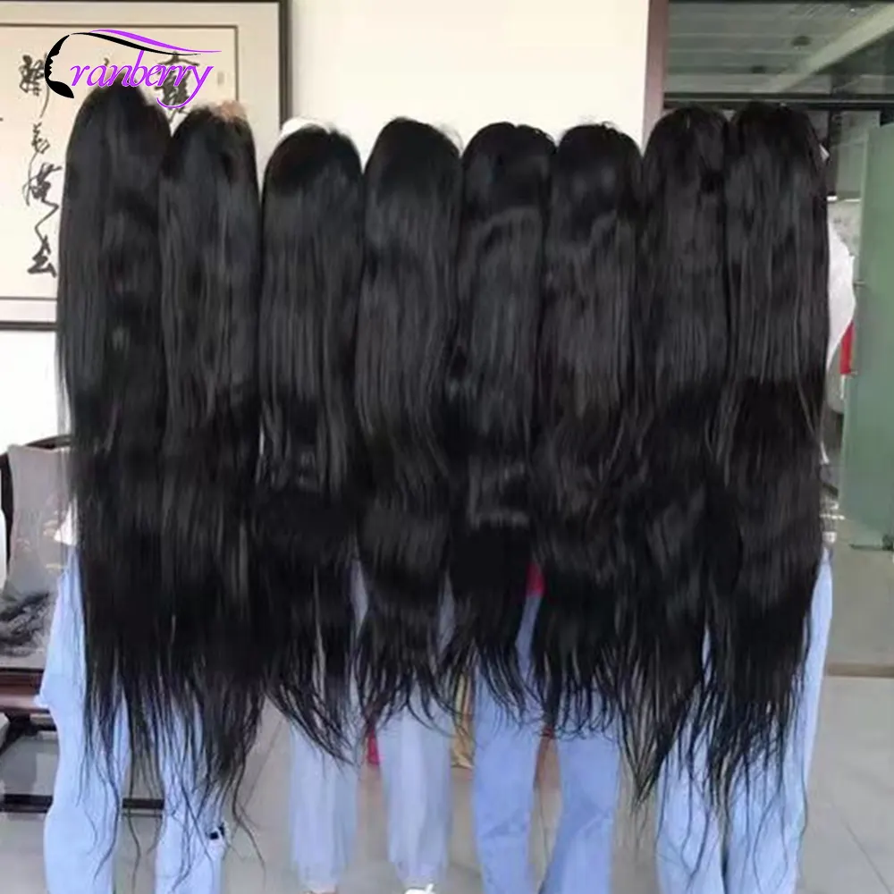 Murah Virgin Remy Depan 50 Inci Glueless Full Hd 30 Inci Hd Renda Wig Gelombang Air, Renda Depan Wig Gelombang Air Wig Rambut Manusia