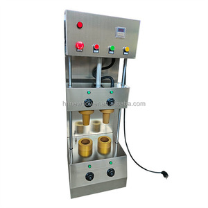 Machine à cônes à pizza commerciale, machine à gaufres et robot distributeur de pizzas fraîches, machine à snacks 2, 3 ou 4 moules - Product Image 5