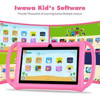 Tablette Android 7 pouces A333, processeur Penta Core, écran IPS 1024*600, 8 Go de RAM + 32 Go de ROM, tablette portable fine pour l'étude, les jeux et l'usage quotidien