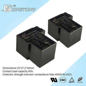 Sinetong NB90-12S-S-C5 High Power 12V 24V Voltage Miniature T90 12VDC <b>Relay</b> 1CO 40A 240VAC 30A 277VAC - Product Image 4