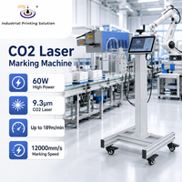 Máquina de Marcado Láser de CO2 de Alto Rendimiento IPS-LC60 F MG 60W 9.3μm para un Embalaje Rápido y Permanente