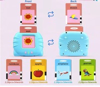 Máquina de Tarjetas de Letras para Niños, Tarjetas Flash Interactivas para Aprender Palabras en Inglés, Juego Educativo, 224 Palabras, Ecológico, Multi-idioma