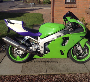 Apto para 1996 <span class=keywords><strong>1997</strong></span> 1998 -2003 <span class=keywords><strong>Kawasaki</strong></span> <span class=keywords><strong>Ninja</strong></span> <span class=keywords><strong>ZX7R</strong></span> Kit de carenado ABS verde blanco - Product Image 3