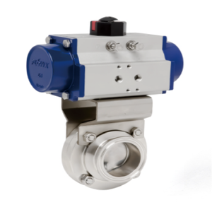 Válvula de mariposa sanitaria soldada con oblea de grado alimenticio SS 304 316 de alta calidad para medios de agua y aceite de alta temperatura - Product Image 6