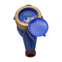 Compteur d'eau mécanique multi-jets à corps en fonte, type sec, 20 mm, pour projets de rénovation de l'eau potable des villages