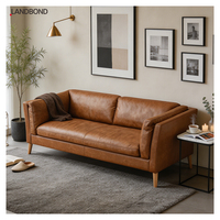 Canapé modulaire sectionnel de luxe moderne en bois massif à pieds hauts, 3 places, en tissu, pour appartement, hôtel, villa