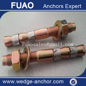 In acciaio al carbonio zinco placcato cuneo bullone di ancoraggio/ancoraggio di <span class=keywords><strong>espansione</strong></span> di ancoraggio/<span class=keywords><strong>cemento</strong></span> e <span class=keywords><strong>cemento</strong></span> ancoraggio - Product Image 2