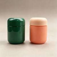 Bocaux en plastique PET transparents personnalisés en gros avec bouchon à vis et sécurité enfant, 3,5 g, pour fleurs et herbes sèches, accessoires pour fumeurs