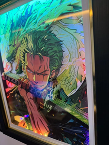 Neues Design 3D Anime RGB Pokemons Stereo skopische Malerei Büttenpapier Handwerk Dragon Balls 3D Home Decoration Mit LED - Product Image 6