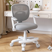 Chaise d'étude pour enfants de haute qualité avec accoudoirs petite maille appui-tête réglable chaise de bureau ergonomique moderne pour chambre à coucher grossistes