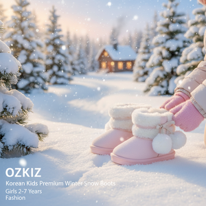 Botas de Nieve Premium OZKIZ para Niñas de 2 a 7 Años, Moda Infantil Coreana al por Mayor - Product Image 3