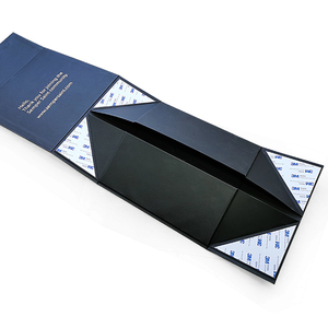 Custom Gold Foil Logo Folding Paper <b>Box</b> High Quality Foldable Flat Pack <b>Gift</b> Boxes With Magnetic - Product Image 2