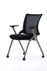 Silla ejecutiva plegable sin ruedas Silla de oficina fija de entrenamiento con cojín de escritura La mejor silla de oficina - Product Image 2