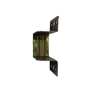 Support de lit en fer en forme de U, épaisseur 2 mm, fixation en surface, support de cadre de lit durable pour lit modulaire en bois - Product Image 1