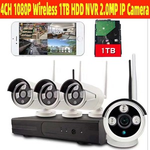 Sistema de Seguridad con NVR Inalámbrico de 4 Canales y 1080P, Cámara IP de 3.0MP, Disco Duro de 1TB y Visión Nocturna - Product Image 2