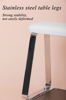 Support de pédicure professionnel mobile avec plateau à outils, repose-pieds portable réglable pour salon de manucure et spa des ongles