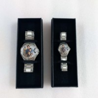 Relojes en Blanco para Sublimación para Parejas, Esfera Blanca, Reloj Desmontado, Piezas de Repuesto, Envío, Correa de Acero Inoxidable
