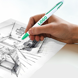 <b>Best</b> Selling Custom Logo 1.0mm Writing Width Ballpoint Pens for Plastic Press Cheap School Office Business <b>Men</b> Birthday Gift - Product Image 5