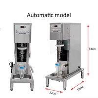 Nouvelle machine commerciale à crème glacée et desserts glacés aux fruits - Machine à mélanger et à préparer les yaourts glacés à haute productivité