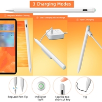 A-pple pena sentuh Air, pensil Gen 2 untuk Ipad Pro 11 inci Ipad Pro 12.9 inci iPad pena Stylus untuk Apple tablet Stylus