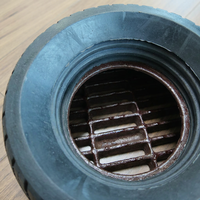 Grille de drainage des eaux de pluie pour toiture LANWEI en fonte ductile, grille de ventilation à fentes, revêtement en asphalte, 3 pouces, 4 pouces