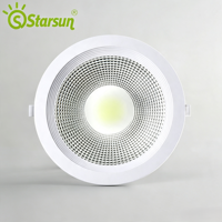 Spot LED Moderne COB en Aluminium à Vendre : Projecteur Encastré Plafond 7W 10W 15W 20W 30W pour Éclairage Commercial de Centres Commerciaux