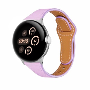 สายรัดแฟชั่นหนังแท้สำหรับนาฬิกากูเกิลพิกเซล ดีไซน์เอวบางเฉียบ สายรัดทดแทนทันสมัยสำหรับเล่นกีฬาและสวมใส่ในชีวิตประจำวัน - Product Image 5