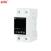 Interrupteur de protection à réenclenchement automatique 63A AC 80-300V, réglable pour surtension/sous-tension, protection contre les surintensités et les fuites, WiFi intelligent SVC