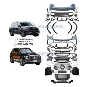 สำหรับ BENZ GLS X167 GLS450 GLS350อัพเกรด GLS63ชุดบอดี้ <span class=keywords><strong>AMG</strong></span> สำหรับ X167 2021เปลี่ยนเป็นกันชน GLS63 - Product Image 1