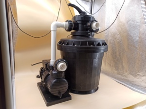 high pressure swimming Pool koi <b>pond</b> Garden Water Treatment Sand Filter UV Light - Product Image 5