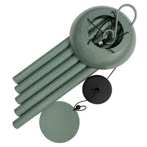 Yingtu 51 Inch Green Waterproof Powder Coated <strong>Wind</strong> <strong>Chimes</strong> Outdoor Deep Tone Large 5 Aluminum+Iron Tubes Tuned Relaxing Garden - Product Image 5