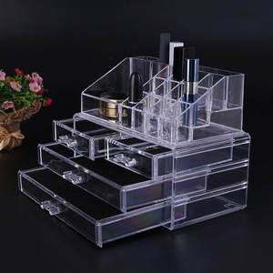 Bán Buôn Chất Lượng Hàng Đầu Tùy Chỉnh Rõ Ràng Acrylic Hộp Lưu Trữ Với Ngăn Kéo - Product Image 1