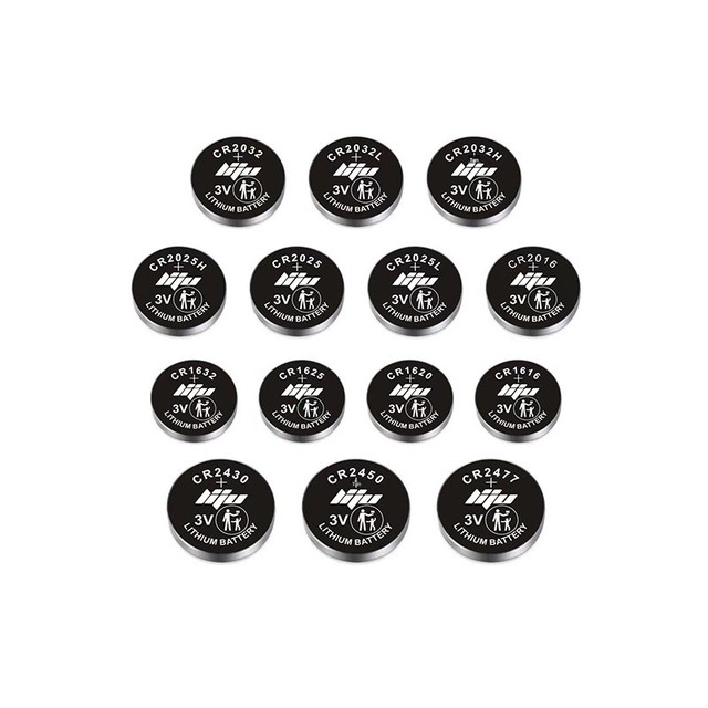 CR2032 3V Lithium Button Cell Battery 2032 Coin Cell Batteries for Computer Motherboard, Car Remote, Electronic Scale