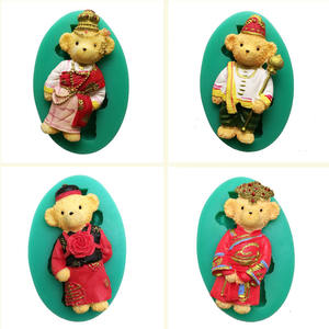 INTODIY lindo <span class=keywords><strong>osito</strong></span> <span class=keywords><strong>molde</strong></span> <span class=keywords><strong>de</strong></span> bloque <span class=keywords><strong>de</strong></span> hielo grado alimenticio silicona oso <span class=keywords><strong>de</strong></span> peluche MODELO <span class=keywords><strong>DE</strong></span> <span class=keywords><strong>Chocolate</strong></span> galleta suave caramelo silicona Fondant moldes - Product Image 3