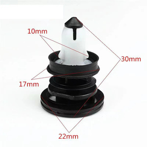 <b>Car</b> Door Interior Panel <b>Clips</b> 1135147-00-A Black For Tesla Model 3 Model Y Replacement Fasteners 10Pcs - Product Image 2