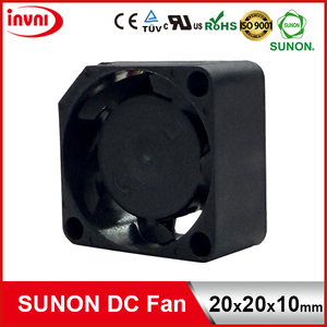 Sunon พัดลมระบายความร้อนไฟฟ้าแบบไม่มีแปรงถ่าน, กำลังไฟ5V DC 20x20x10mm รับการรับรองจาก TUV Vapo แบริ่งพลาสติก - Product Image 2