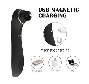 Großhandel Sexspielzeug <span class=keywords><strong>2</strong></span> in 1 Dildo vibrator 360 Rotierender Kopf Klitoris lecken Rotierender G-Punkt Vibrator - Product Image 3