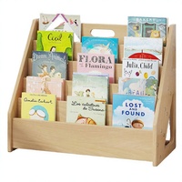 Boîte de rangement de bureau en bois durable et éco-responsable à un seul niveau avec support pour téléphone portable et étagère d'organisation pour la maison ou le bureau moderne