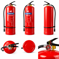 Extincteurs à poudre sèche portables personnalisables de 4,5 kg en acier inoxydable et acier au carbone, équipement de protection incendie ABC, ISO 7165