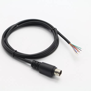 Высококачественный 9-контактный мини-Din MIDI mitle to 9pin 9-жильный провод с открытой полосой, Луженый аудио-кабель - Product Image 2