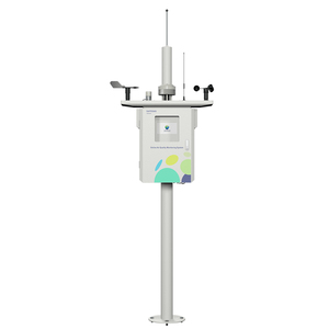 Système de surveillance de la qualité de l'air sans fil 4G NO2 SO2 CO O3 PM2.5 PM10 TSP, moniteur environnemental de vitesse et de direction du vent AQD5000-WH Air - Product Image 6
