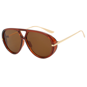 Gafas de Sol de Aviador Extra Grandes Vintage con Lentes Naranjas UV400 de Moda, las Más Vendidas de Fábrica, para Mujer, Transparentes, Gafas de Sol al por Mayor - Product Image 6