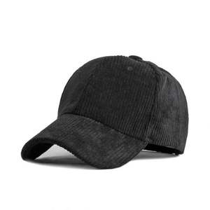 Casquette de baseball unisexe en velours côtelé de haute qualité, en gros, en stock, avec logo personnalisé, motif commun, 6 panneaux, pour l'extérieur - Product Image 3