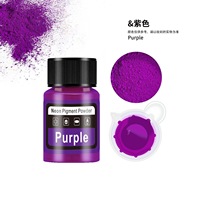 Poudre de pigment néon pour résine, nail art, savon, peinture et plus encore – Couleurs fluorescentes vives