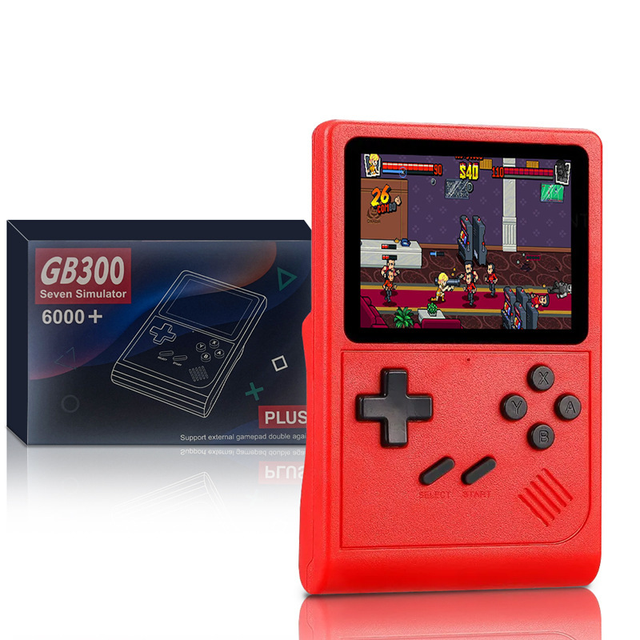 New Gb300 Portable Retro Handheld Game Console Color Display 640x480 Screen Resolution Nostalgic Gaming Device Featuring Games