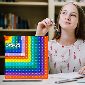<span class=keywords><strong>Giochi</strong></span> da Tavolo in Silicone per Moltiplicazioni 12x12, Giocattoli Educativi Push <span class=keywords><strong>Pop</strong></span> Bubble per l'Apprendimento della Matematica, Certificati ASTM/EN71/CE/CPC - Product Image 3