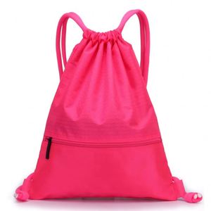 High Quality Gym Sport Soccer Pattern Polyester Wholesale <b>Drawstring</b> <b>Backpack</b> - Product Image 4