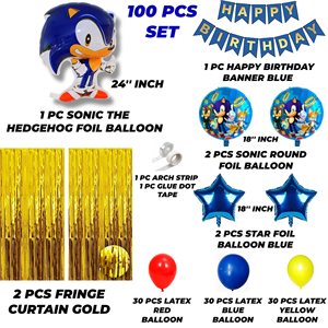Decoración <span class=keywords><strong>de</strong></span> Cumpleaños al por Mayor con Temática <span class=keywords><strong>de</strong></span> <span class=keywords><strong>Sonic</strong></span>, Globo, Pancarta <span class=keywords><strong>de</strong></span> Papel, Telón <span class=keywords><strong>de</strong></span> Fondo, Cortina <span class=keywords><strong>de</strong></span> Flecos para Decoración <span class=keywords><strong>de</strong></span> Fiestas - Product Image 3