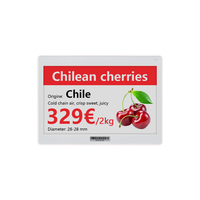 Etiqueta Electrónica de Precio Digital de 7.5 Pulgadas con Pantalla ESL de 3 Colores para Supermercados y Comercios Minoristas